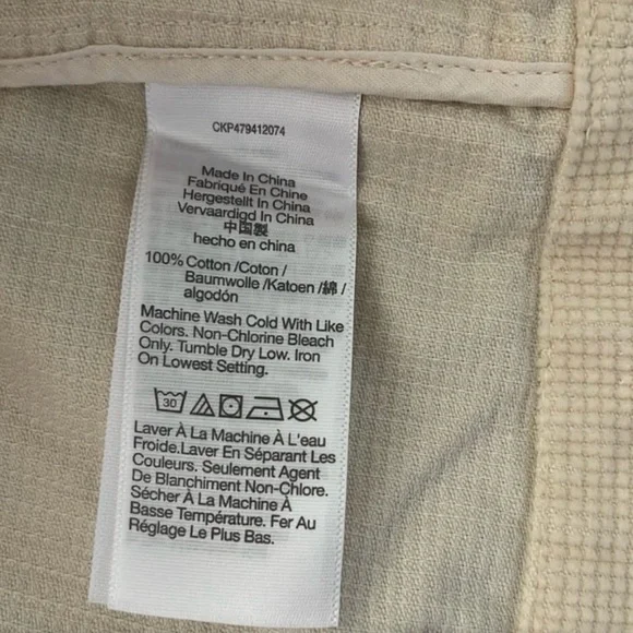 Madewell Cream Buttoned Long Sleeve Blouse - Picture 6 of 6